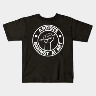 Artists Against AI Art Kids T-Shirt